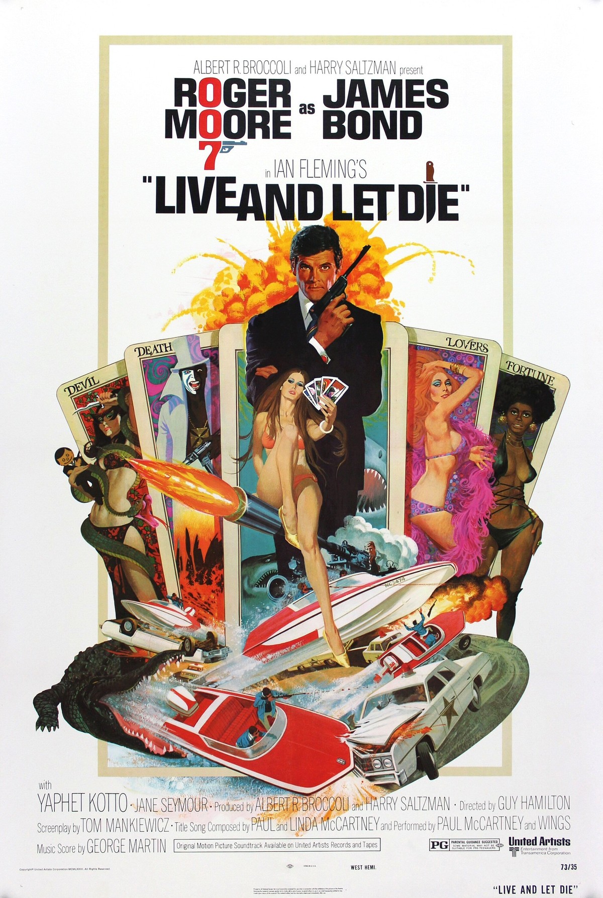 Cover van James Bond - Live and Let Die
